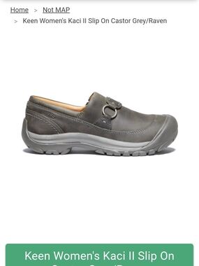 Keen Women's Kaci II Slip-On Casual Shoe in Castor Grey